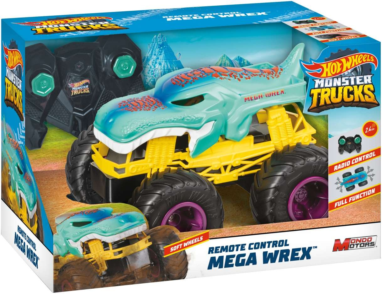Hot Wheels Monster Trucks Mega Wrex RC Ferngesteuertes Fahrzeug Auto Humbitoys