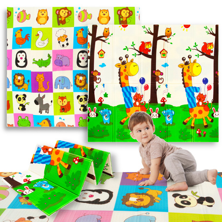 HUMBI Kinder Baby Spielmatte Krabbelmatte XPE Schaumstoff Doppel Pädagogische