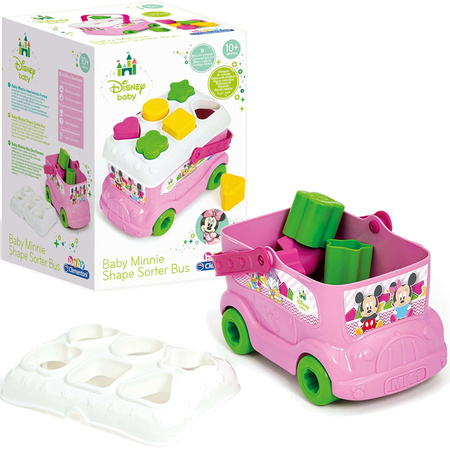 Clementoni Baby Disney Bus-Sortierer mit Minnie-Blöcken