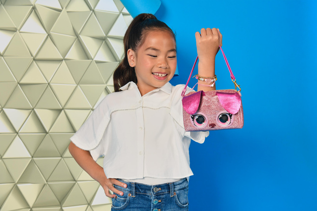 Purse Pets Dazzling Diva Handtasche mit Regenbogenaugen