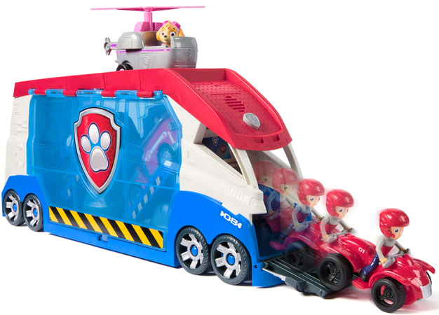 Psi Patrol Großes Patroller Set 4 Fahrzeuge Licht Sound Ryder, Chase, Marshall und Skye