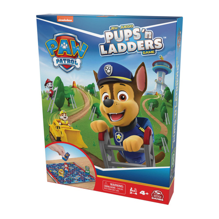 Paw Patrol Pups 'n Ladders Puppies Snakes and Ladders Family Social Board Game für Kinder.