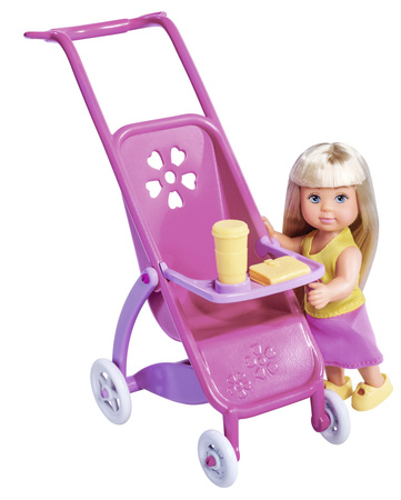 Simba Puppe Steffi schwangere glückliche Familie Kevin Evi