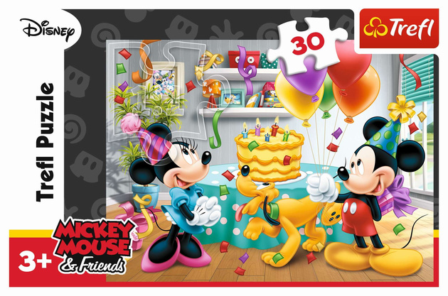 Trefl Puzzle Disney Geburtstagstorte 30 Elemente