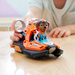 Paw Patrol The Mighty Kinofilm Big Kinofilm Zuma Figurenset Hoverboard orange Fahrzeug Licht Sound