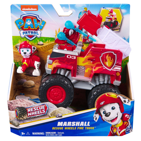Paw Patrol Rescue Wheels Feuerwehrauto + Marshall-Figur