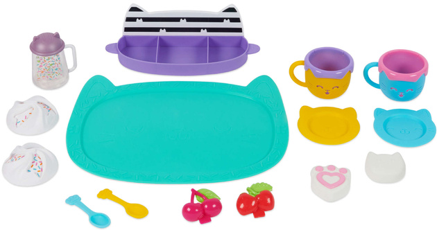 Gabi Katzenhaus Küchen-Set Cupcake-Tablett + Zubehör 15 Stück