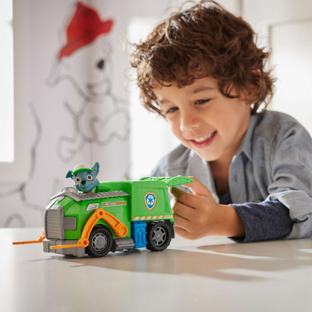 Paw Patrol 2-in-1 Rocky's Müllwagen mit Öko-Figur