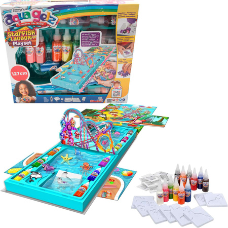 Aqua Gelz Large Creative Lagoon Set 12 farbige Gele + Formen