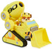 Paw Patrol Rubble Deluxe Bulldozer Buddel Bulldozer Baufahrzeug mit Raketenwerfer + Figur Die Movie der Kinofilm