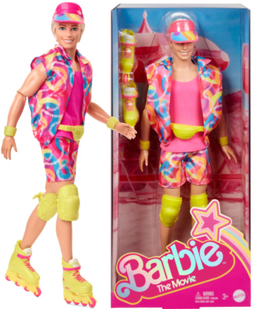 Barbie Ken Set auf Rollschuhen The Movie Handsome Blonde + Zubehör