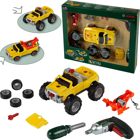 Theo Klein Bosch Car Tuning Set Ixolino II Akkuschrauber Auto Kinder Spielzeug