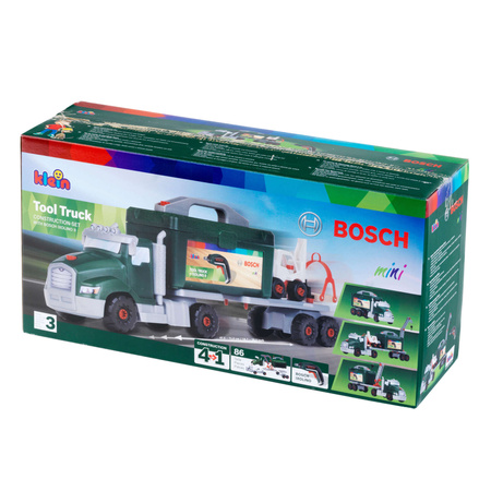 Großer Truck zum Drehen mit Bosch-Schraubendreher