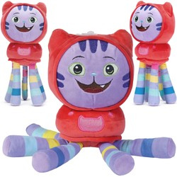 Gabi Maskottchen DJ Catnip kuschelig weich Catnip bunt Plüsch 25cm Gabby's Dollhouse