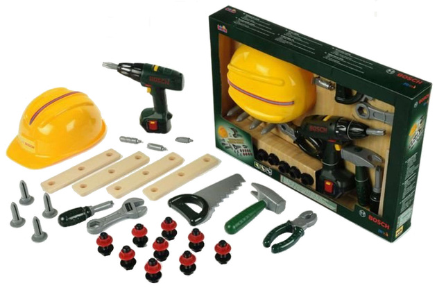 DIY-Set mit Schraubendreherhelm Bosch Klein