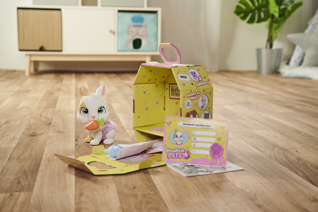 Pamper Petz Interactive Rabbit von der Windelbande macht Pipi + Acc.