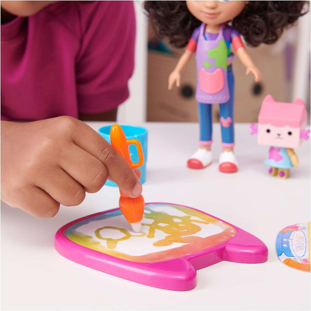 Gabi's Cat's House Art Set 20 cm Puppe und Tectotron Figur Wassermalerei