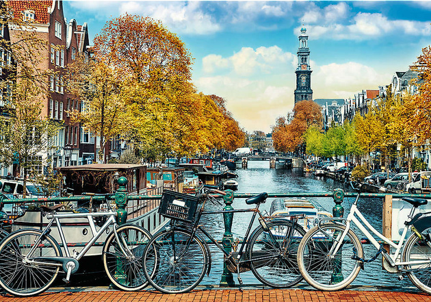 Puzzle 1000 Herbst in Amsterdam Unlimited Fit Technology