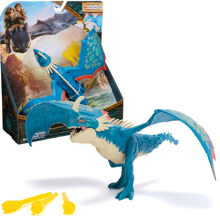 How to Train Your Dragon Deadly Nadder Figur mit feurigem Raketenwerfer