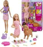 Barbie birth of a Dog Set Puppe und Tiere