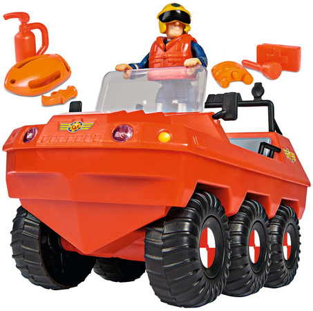 Simba Feuerwehrmann Sam Hydrus-Geländewagen mit Figur Feuerwehrmann Elvisein Fahrzeug 2.0