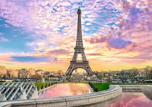 Puzzle 1000 Eiffelturm, Paris, Frankreich Unlimited Fit Technology