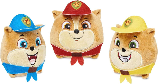 Paw Patrol The Mighty Kinofilm Liberty Plüsch Maskottchen Hund 20 cm Gund + Poms Katzen