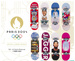 Tech Deck Set Competition Legends Paris 2024 8 Skateboards + Zubehör