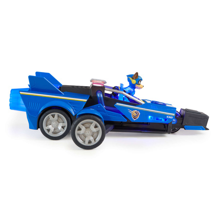 Paw Patrol The Mighty Kinofilm Big Figure Chase Blaues Fahrzeug Polizeiauto Interaktives Cars Deluxe Licht Sound
