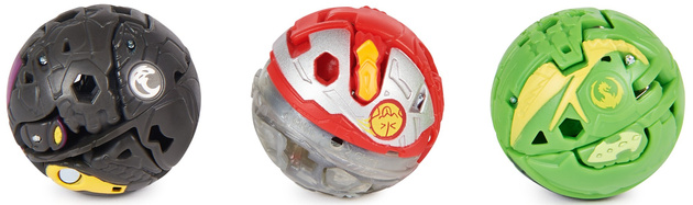 Bakugan Starter Pack Strategie Spiel Set 3 Figuren Special Attack Dragonoid