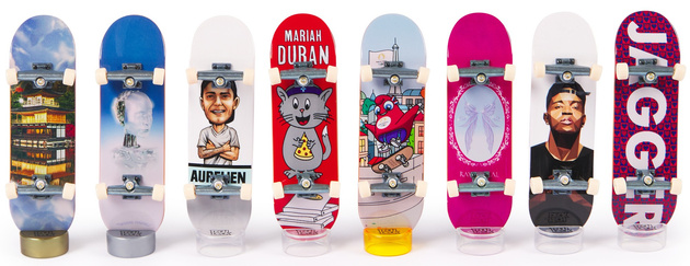 Tech Deck Set Competition Legends Paris 2024 8 Skateboards + Zubehör