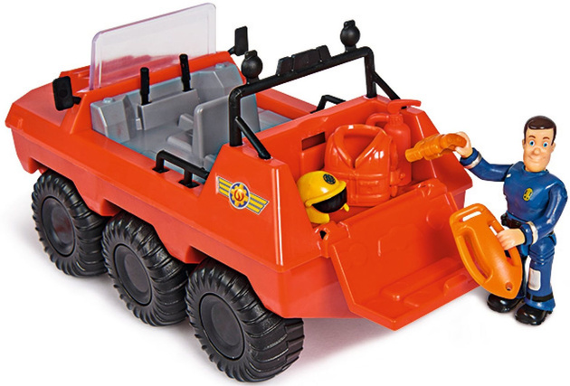 Simba Feuerwehrmann Sam Hydrus-Geländewagen mit Figur Feuerwehrmann Elvisein Fahrzeug 2.0