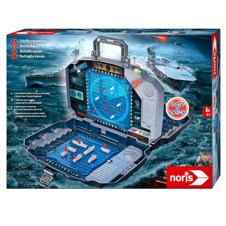 Elektronisches Schiffsspiel Schiffe im Koffer Licht und Ton