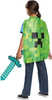 Minecraft Diamant Schwert Waffenset 51cm und Creeper Mantel für Karnevalskostüm