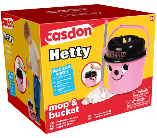 Casdon Hetty Little Helper Eimer und Spielzeugmopp