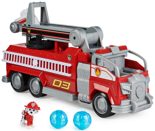 Paw Patrol Marshall Transforming Fire Engine XL Fahrzeug Auto + Figur Der Kinofilm
