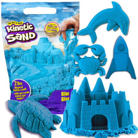 Kinetischer Sand kinetischer Sand lebhafte Farben blau 900g+