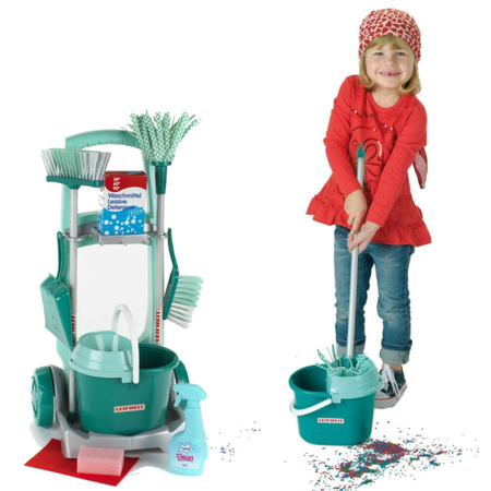 Leifheit Kinderputzwagen mit Zubehör Klein 6562