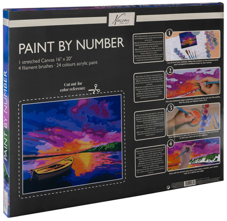 Craft Malen nach Zahlen Blick auf den See