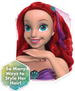 Deluxe Disney Prinzessin Ariel Ariel kleine Meerjungfrau +Zubehör Großer Kopf Styling und Kämmen Puppe 