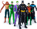 Großes 6-in-1 DC Comics Großfiguren-Set Batman, Robin, Nightwing, Joker, Riddler, Copperhead 28 cm 3+