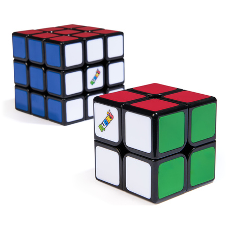 Set 2in1 klassischer Rubik's Würfel Original Puzzle Rubik's Würfel 2x2 und 3x3 Spin Master
