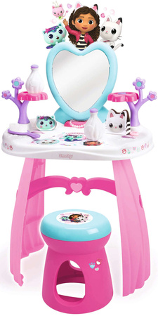 Gabi Cat House Large Toilette mit Spiegel und Hocker + 10 Zubehör Schönheitssalon