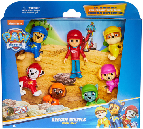 Paw Patrol 7in1 Rescue Wheels Figurenset Ryder und die Welpen