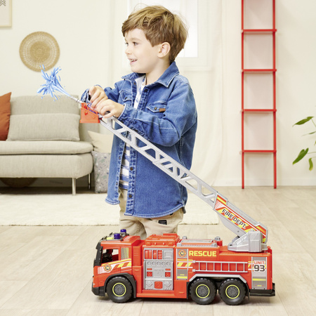 Dickie Volvo Big Red Fire Engine Riesenrettungswagen 51cm Licht Sound