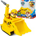 Paw Patrol 2-in-1 Buddel Buddel Rubble Fahrzeug mit Öko-Figur