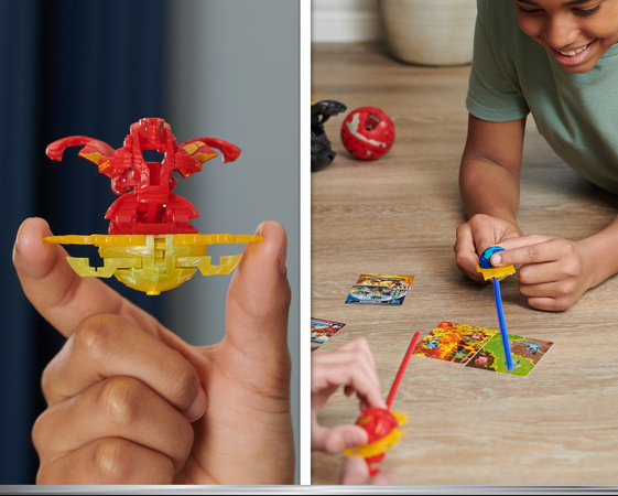 Bakugan Starter Pack Strategie Spiel Set 3 Figuren Special Attack Nillious