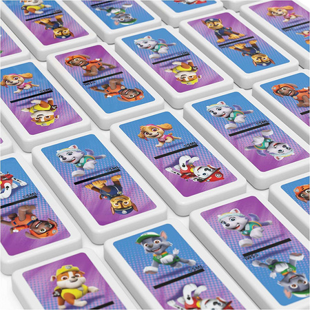 Kinderpartyspiel Domino Paw Patrol in einer Dose