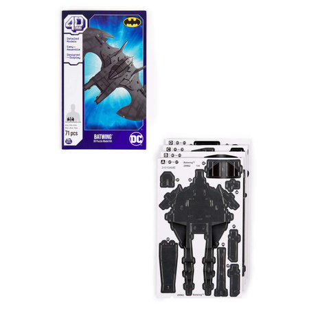 Puzzle 4D Build Batman Batwing Modell 3D Figur zum Zusammenbauen