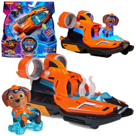 Paw Patrol The Mighty Kinofilm Big Kinofilm Skye Figurenset rosa Jet Fahrzeug Sound Licht